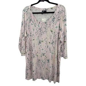Cynthia Rowley Women Tunic Top Pink 1X